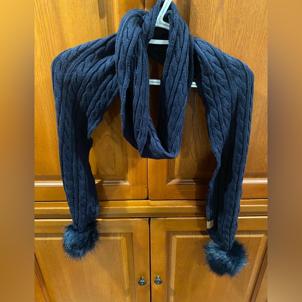 Navy blue CC Scarf